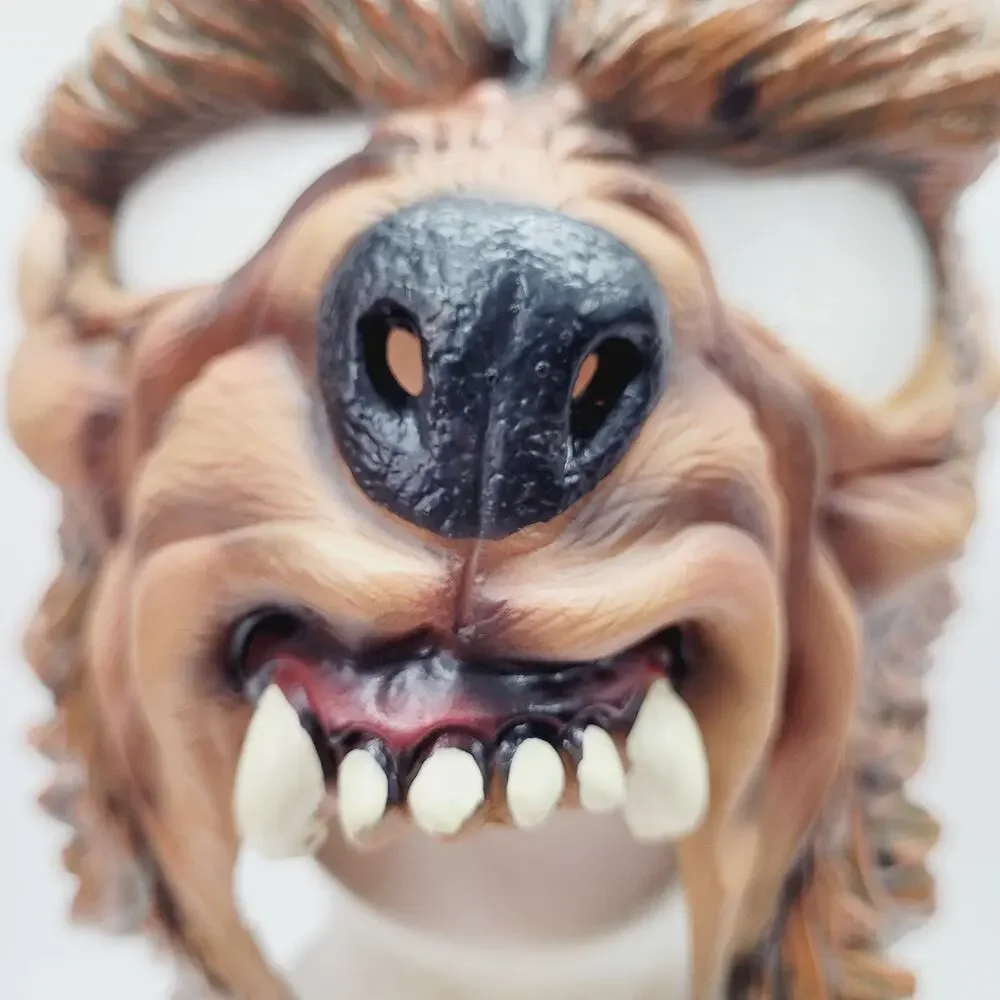 2004 Disguise Company Werewolf Halloween Mask Wolfman Heavy Rubber